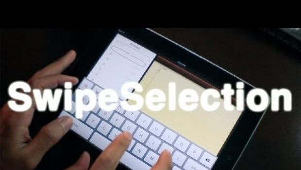 SwipeSelection: l'innovativa selezione del testo su iPad