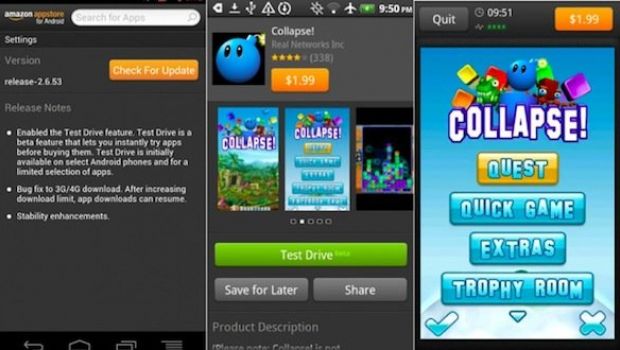 Amazon Test Drive, ecco cosa manca all'App Store