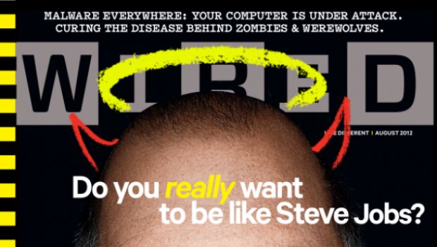 Steve Jobs in copertina di WIRED di agosto