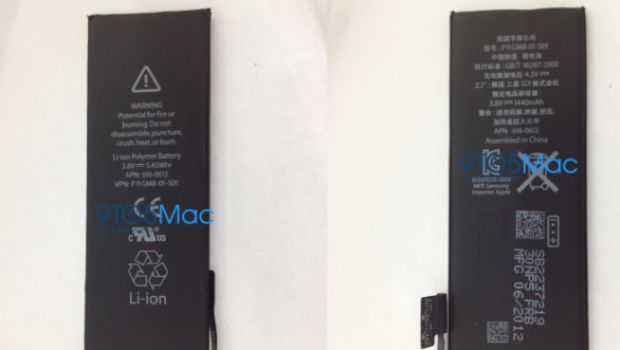 La batteria ad alta capacità del nuovo iPhone 5