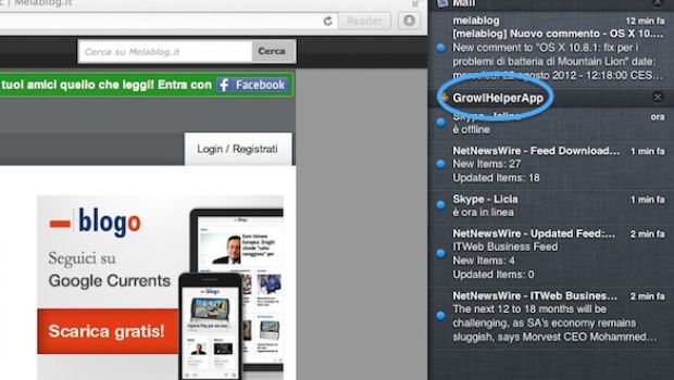 Hiss: trait d'union tra Growl e Centro Notifiche in OS X
