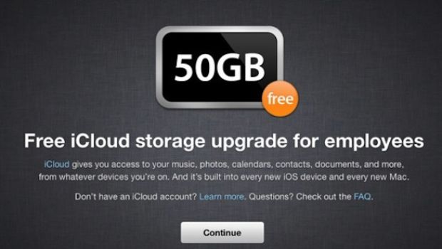 50GB su iCloud, gratis per i dipendenti Apple