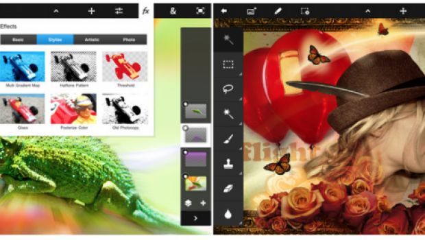 Photoshop Touch: fino a 12 Megapixel e supporto Retina