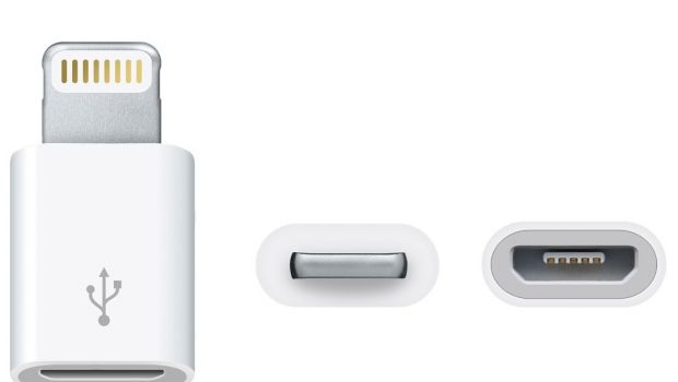 L'adattatore Lightning-MicroUSB disponibile solo in UE