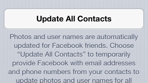 Integrazione iOS 6 e Facebook, occhio alla privacy