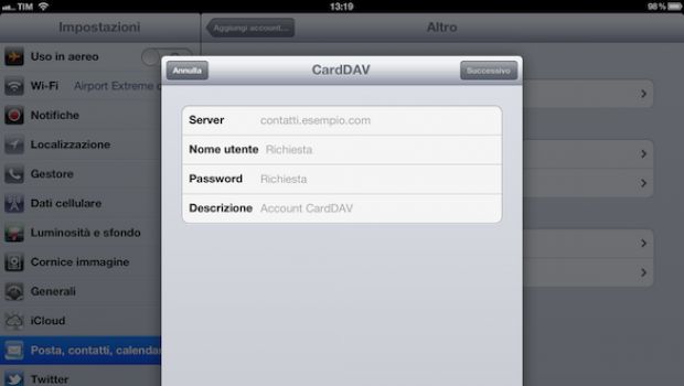 Sincronizzare contatti Google e iOS col protocollo CardDAV