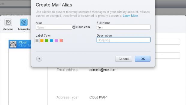 Indirizzi mail @icloud.com anche per chi ha già @me.com e @mac.com