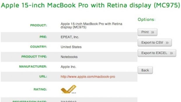 MacBook Pro Retina e EPEAT: pioggia di critiche sulla certificazione