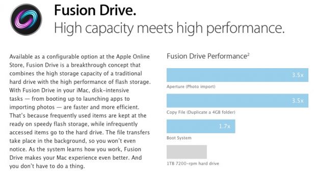 Fusion Drive non è un comune disco ibrido