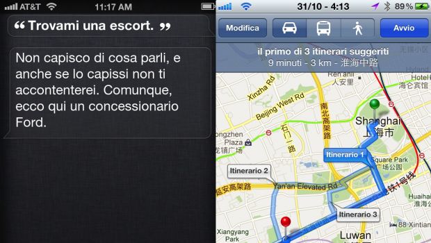 Scandalo Siri in Cina: localizzava le case chiuse