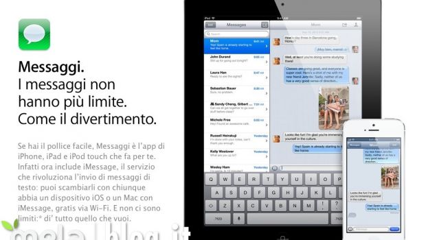 Cala l'uso degli SMS per colpa di iMessage et similia