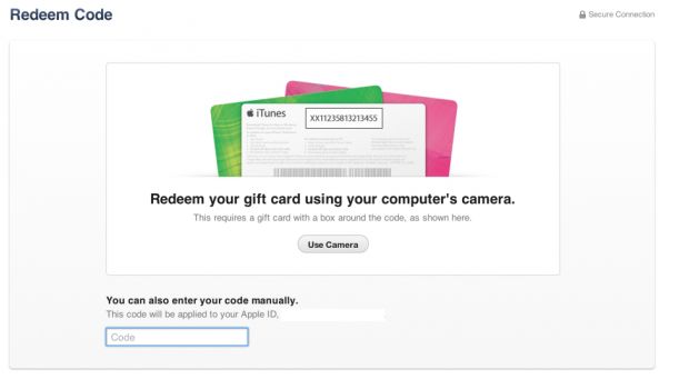 iTunes 11: le gift card si riscattano con la iSight