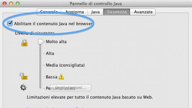 Java, le autorità USA consigliano di rimuovere il plug-in