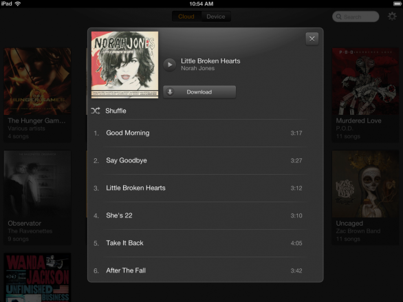 Amazon rilascia Cloud Music Player per iPad