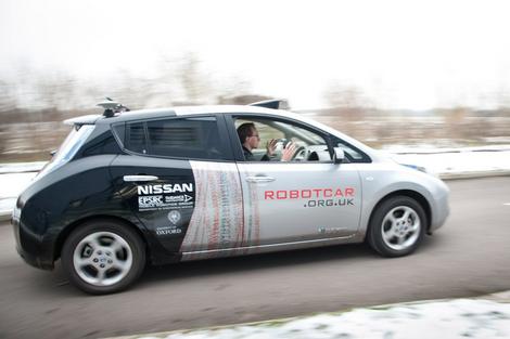 Oxford sviluppa un'auto guidata con l'iPad