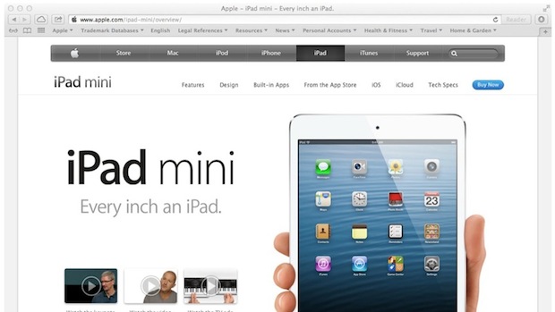 iPad mini, negata la richiesta di trademark di Apple