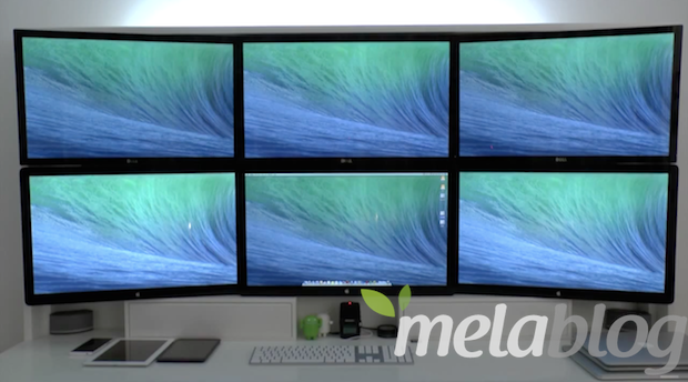 OS X Mavericks, un video mostra il supporto ai display multipli