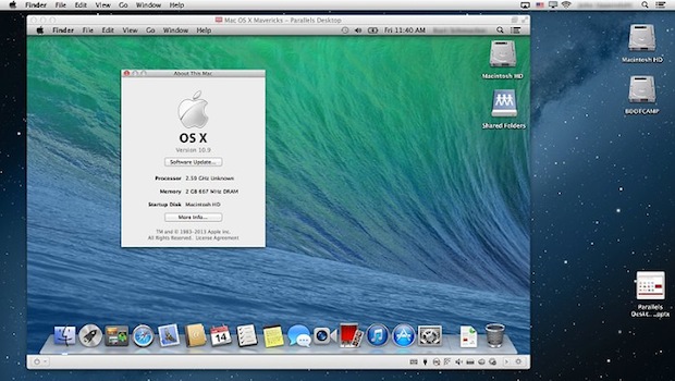 OS X Mavericks: installare la Developer Preview su Parallels e VMWare