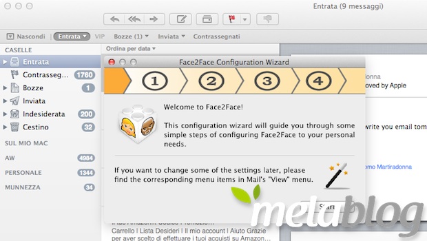 Face2Face, immagini di contatto personalizzate in Apple Mail