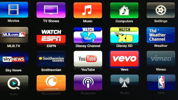 Apple TV, nuove app Vevo, Weather Channel, Disney e Smithsonian