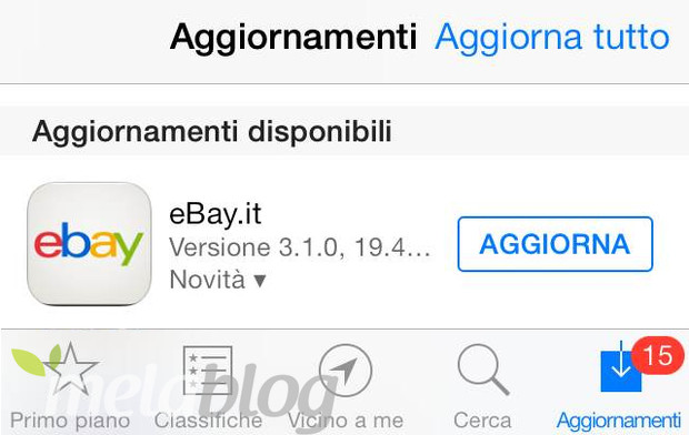 iOS 7: pioggia di update sull'App Store