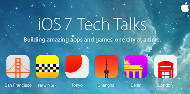 iOS 7, partono i 'Tech Talks' Appe in USA, Asia ed Europa