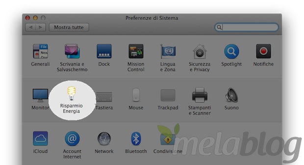 OS X Mavericks ritarda lo sleep se i sensori percepiscono movimento