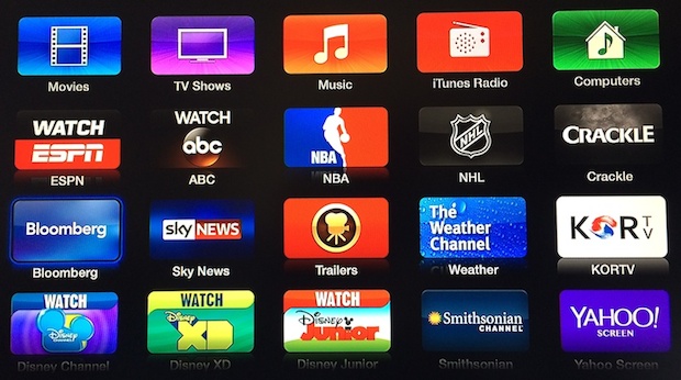 Apple TV, in arrivo nuovi canali Bloomberg, Crackle e KORTV