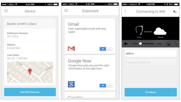 MyGlass, l'app companion di Google Glass su App Store e poi rimossa