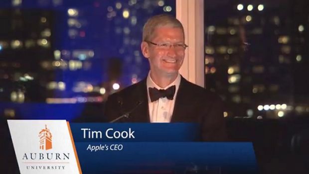 Auburn University Award, Tim Cook parla di uguaglianza