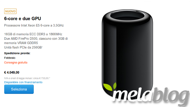 Mac Pro, slittano a febbraio le consegne in Italia