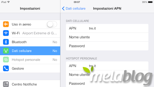 iOS 7.1, niente Hotspot Personale coi carrier non ufficiali