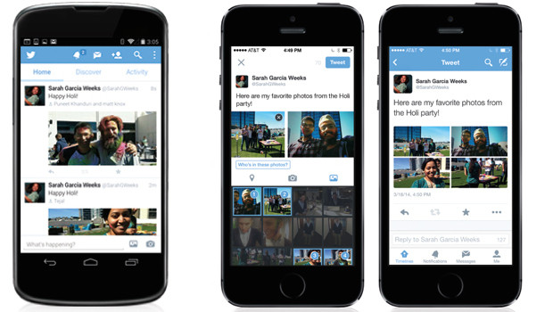 Twitter per iPhone, arrivano tag e upload multipli di foto