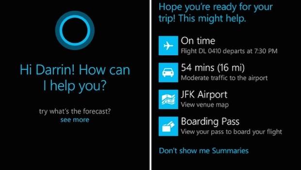 Microsoft annuncia Cortana, il competitor di Siri per Windows 8