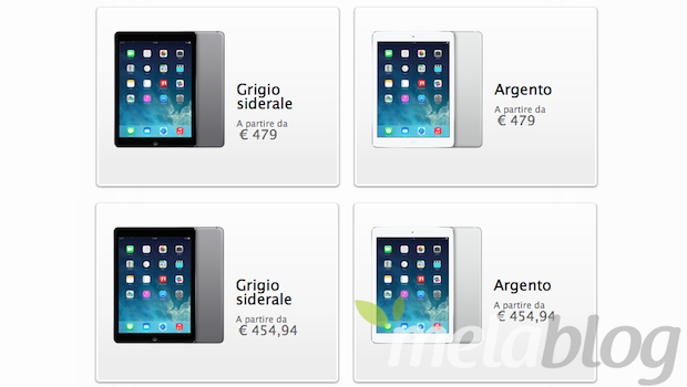 Apple introduce gli Sconti Educational anche su iPad Air e iPad mini