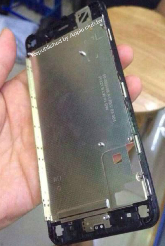 iPhone 6,  la foto della presunta struttura frontale dello smartphone