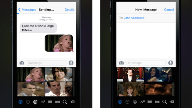 GIF Keyboard, la prima tastiera alternativa di iOS 8 per scrivere coi MEME