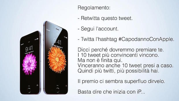 #CapodannoConApple, il finto concorso che fa furore su Twitter