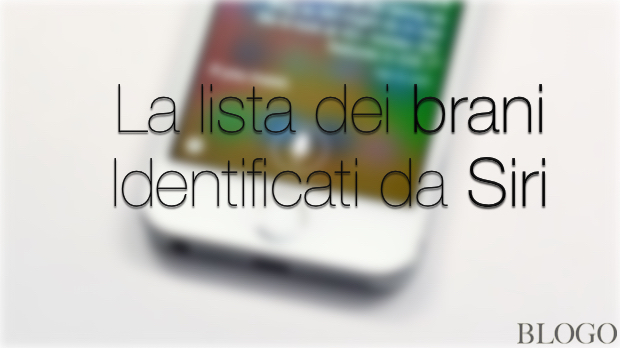 iOS 8, rivedere la lista delle canzoni identificate da Siri