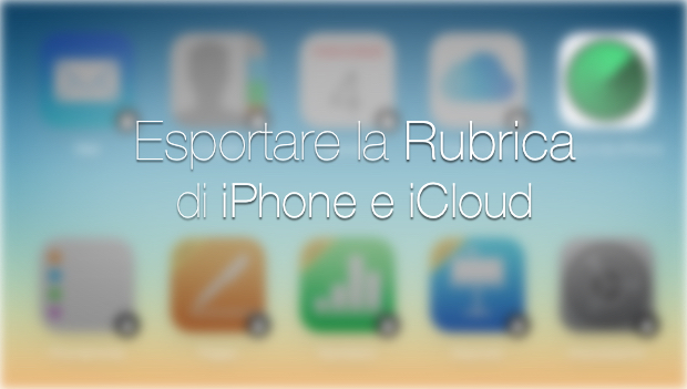 Esportare i contatti iPhone/iCloud su Android e PC