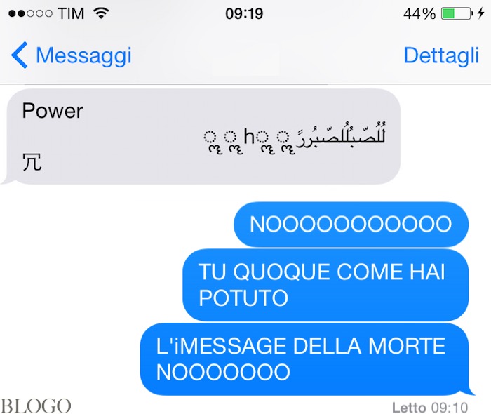 Bug iMessage, la soluzione ufficiale in attesa dell'update