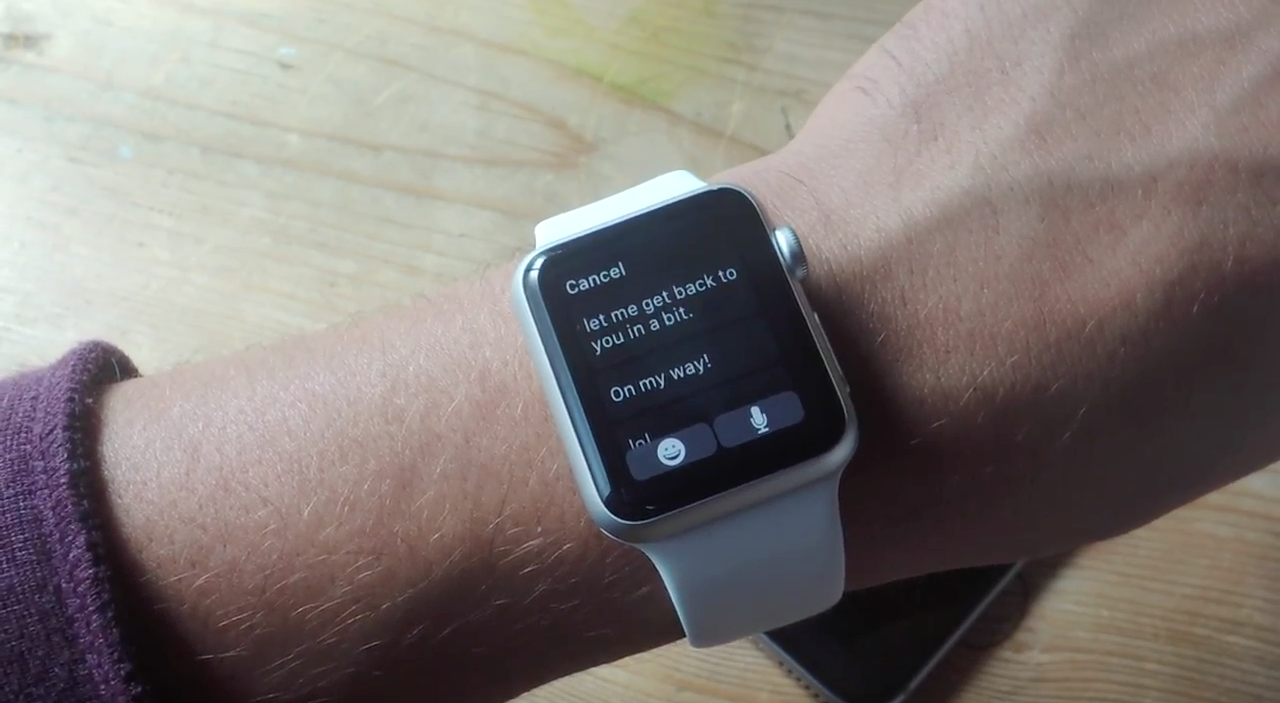 Apple Watch, rispondere con messaggi personalizzati