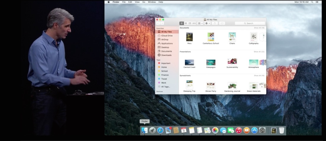 OS X 10.11 El Capitan, tutti i dettagli dal WWDC 2015