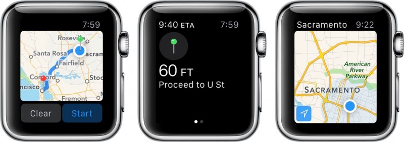 Apple Watch, ottenere indicazioni stradali sulle Mappe