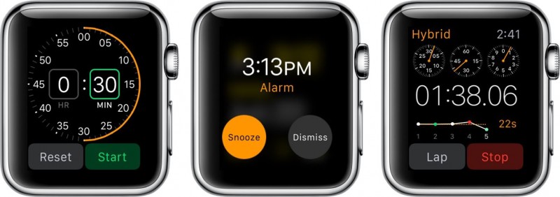 Apple Watch, usare Timer, Sveglia e Cronometro