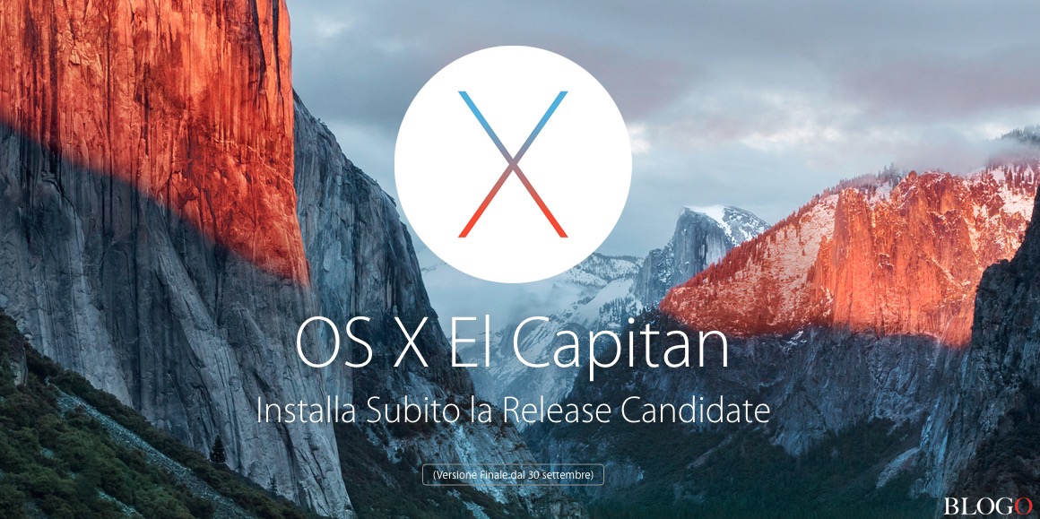 iOS 9 da 16 settembre, OS X El Capitan RC disponibile subito