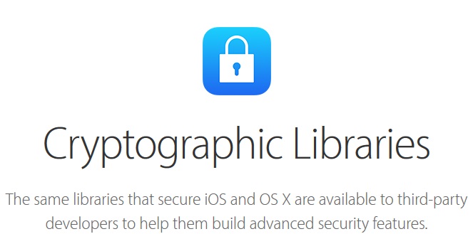 Apple apre le proprie librerie crittografiche agli sviluppatori di terze parti