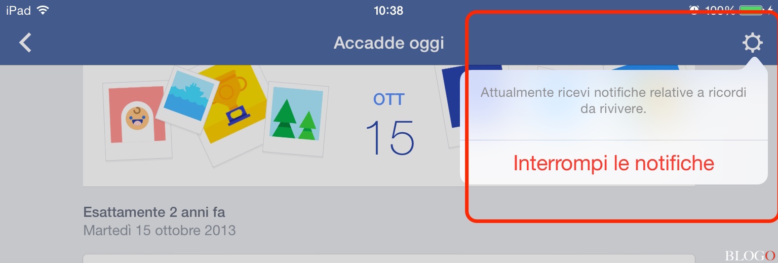 Accadde Oggi, bloccare e filtrare i ricordi su Facebook