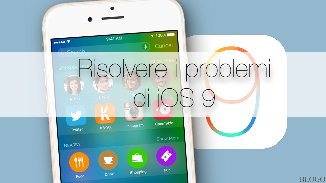 iOS 9, possibili soluzioni ai problemi più comuni