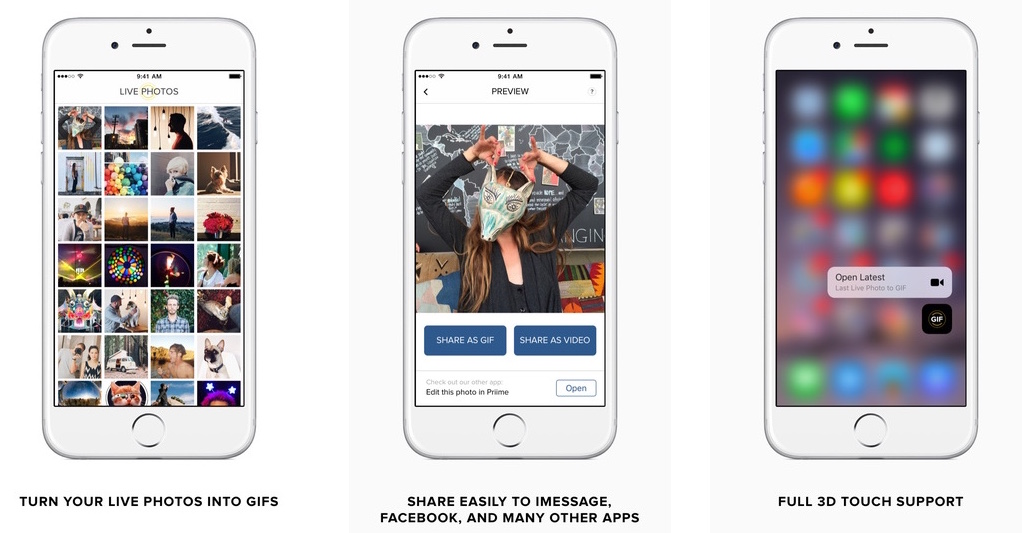 Trasformare le Live Photos di iPhone 6s in GIF Animati